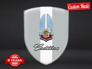Cadillac Sticker sur Gels 3D Limité Logo Bombé Course ST